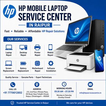 Mumbai, Computer, HP Mobile Laptop Service Center In Raipur