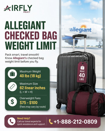 New York, Travel, Allegiant Checked Bag Weight Limit Guide | Call +1-888-212-0809 For Travel Assistance