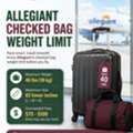 Allegiant Checked Bag Weight Limit Guide | Call +1-888-212-0809 For Travel Assistance