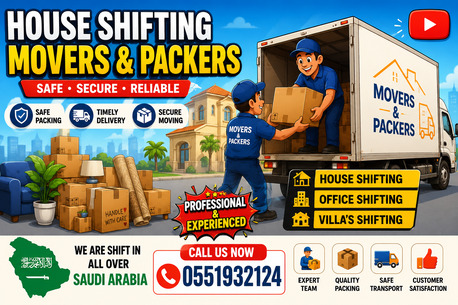 Jubail, Labor/Moving, House Shifting Movers And Packers 0551932124