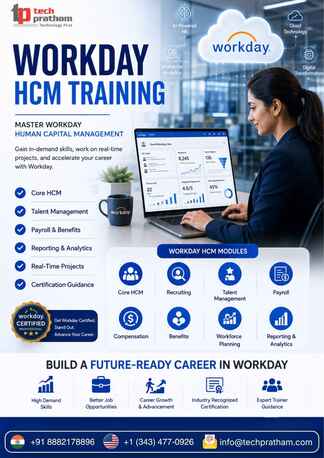 Noida, Education, Workday HCM Training With Practical Learning & Career Guidance