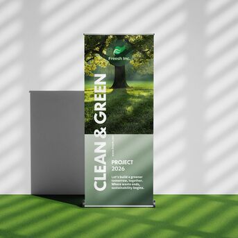Dubai, Printing, Eco-Friendly Roll-Up Banners Printing In Dubai