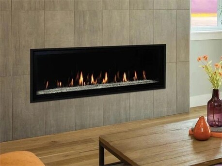 New York, Household Items, USD 12,  Buy 72" Linear Direct Vent Gas Fireplace With Floor Lighting