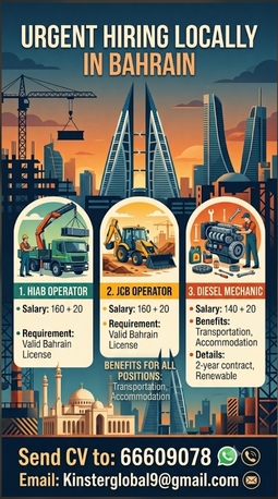 Manama, Jobs, Local Hiring In Bahrain