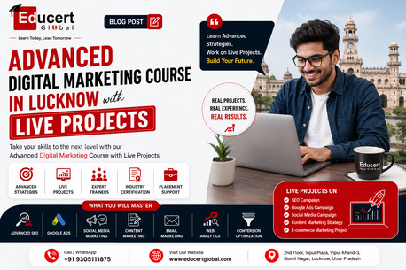 Lucknow, Marketing, Advanced Digital Marketing Course In Lucknow With Live Projects