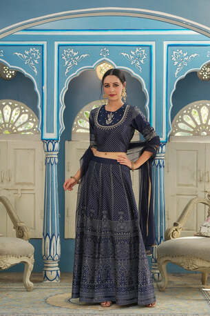 Jaipur, Clothing & Accessories, INR 1099,  Shop Ethnic Lehenga Choli Set For Women Online