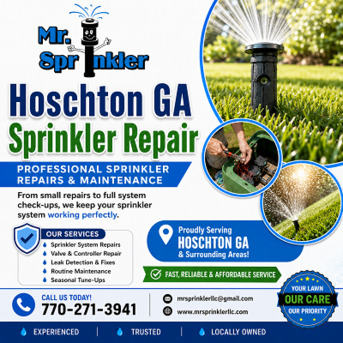 New York, Business, Hoschton GA Sprinkler Repair