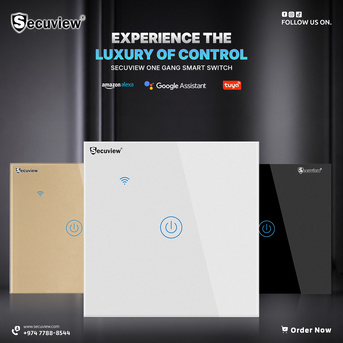 Doha, Electronics, QAR 160,  Secuview Smart Switches For Smart Home.