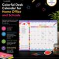USD 12,  Colorful Desk Calendar For Home Office And Schools
