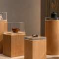 Custom Wood Pedestal Manufacturer Jacksonville | Instant Display Cases