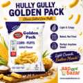 Hully Gully Golden Pack Corn Puffs &ndash; Light & Crispy Anytime Snack