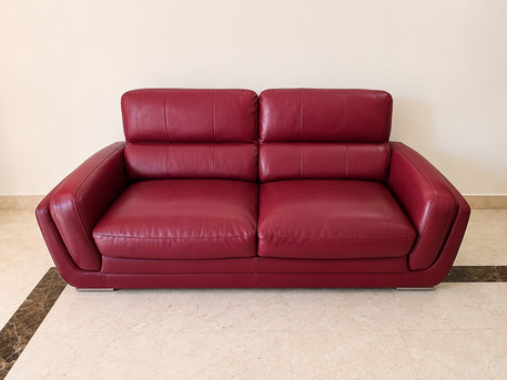 Manama, Furniture, BHD 180,  Premium 5-Seater Leather Sofa Set For Sale