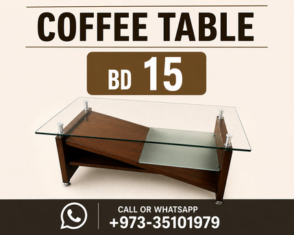 Manama, Furniture, BHD 15,  Glass Top Coffee Table