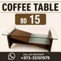 BHD 15,  Glass Top Coffee Table