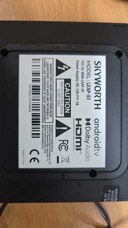 Al Wizarat, Computers, SAR 160,  Skyworth LEAP-S1 Android TV Box IPTV &ndash; Original Remote &ndash; Excellent Condition