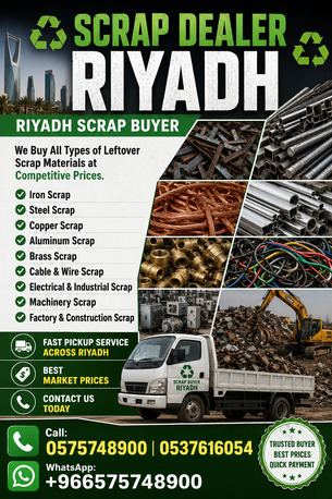 Tuwaiq, Items Wanted, Metal Scrap Dealer Riyadh Scraps Buyer 0575748900