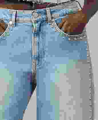 New York, Clothing & Accessories, USD 165,  High Rise Wide Leg Jean For Women | Milan Wide Leg Deni