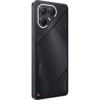 Al Aziziyah, Mobile Phones, SAR 500,  Tecno Pova 7 5G Black In Mint Condition With Box And Charger.