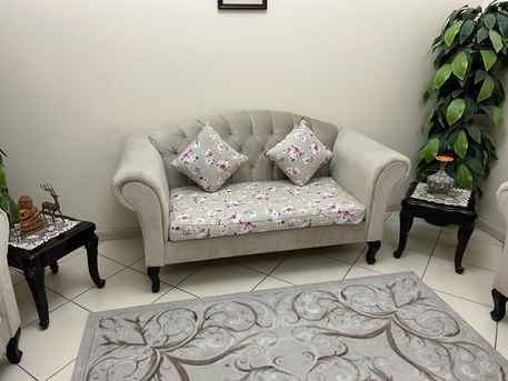 Al Malaz, Furniture, SAR 500,  Sofa Set 3 Seater One + 2 Seater Two Nos With Center Table And 4 Side Table