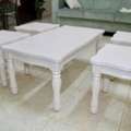 SAR 400,  Set Of Side Tables In Like New Condition For Sale