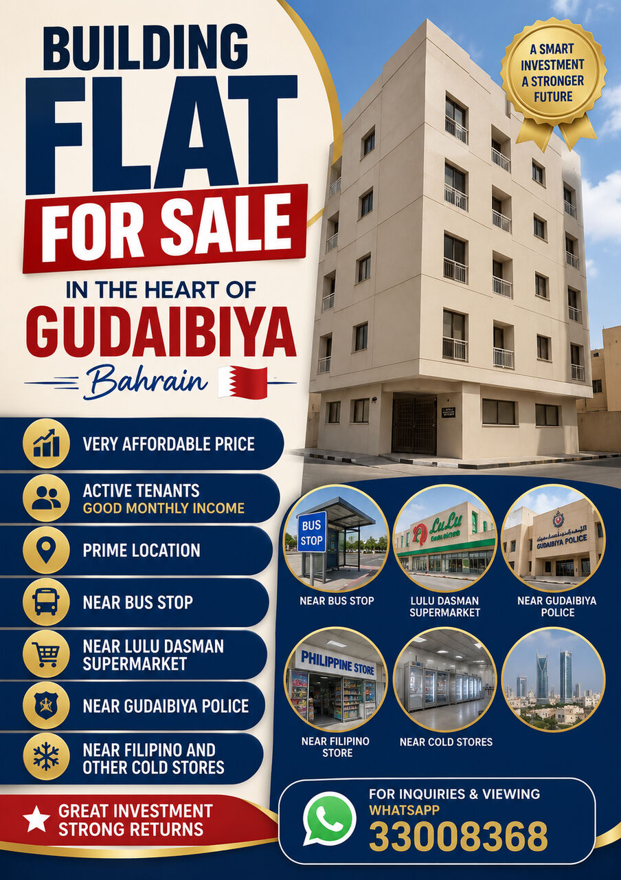 Manama, Job Seekers, Building Flat For Sale