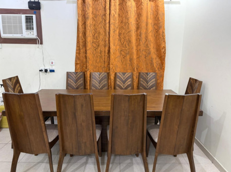 Riyadh, Furniture, SAR 1700,  Wooden Dining Table With For 10 Persons