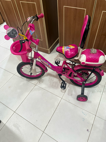 Dammam, Baby & Kid Stuff, SAR 100,  Girl Bycycle New Plastic Also Not Removed Fully