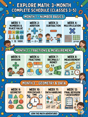 Dammam, Lessons Offered, ONLINE MATHS CLASSES &ndash; FOR CLASS 3 TO 5 (AGE 8&ndash;10 YEARS)