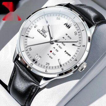 New York, Business, Mens Quartz Watch With Multifunction Waterproof Design