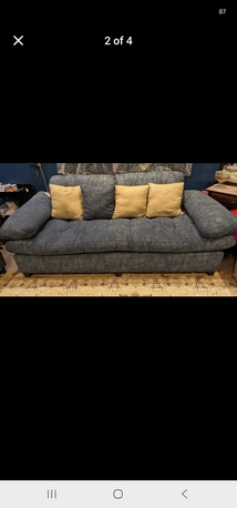 Riyadh, Furniture, SAR 650,  9 Seater Sofa Set With 2 Side Tables For Sale