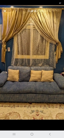 Riyadh, Furniture, SAR 650,  9 Seater Sofa Set With 2 Side Tables For Sale