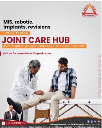 Mumbai, Health, Robotic Joint Replacement Doctor In Pune  Maharashtra  India     - Dr. Aashish Arbat