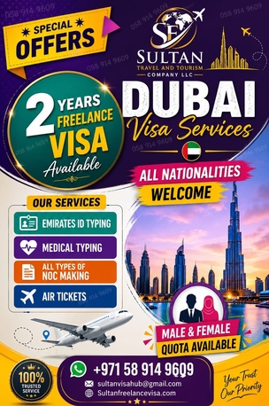 Dubai, Travel, Dubai Freelance Visa