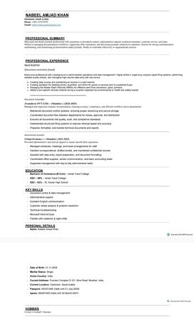 Dammam, Job Seekers, DOCUMENT CONTROLLER & ADMIN