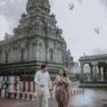 Temple Pre Wedding Photoshoot In Chennai |  Moments Book Photography