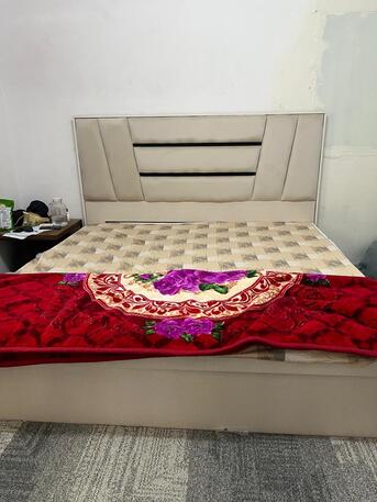 Al Malaz, Household Items, SAR 1050,  New Condition Bed With Mattress, Wardrobe And Dressing Table