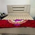 SAR 1050,  New Condition Bed With Mattress, Wardrobe And Dressing Table