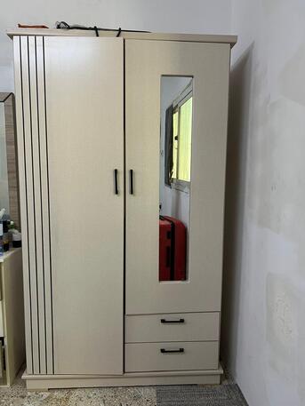 Al Malaz, Household Items, SAR 1050,  New Condition Bed With Mattress, Wardrobe And Dressing Table