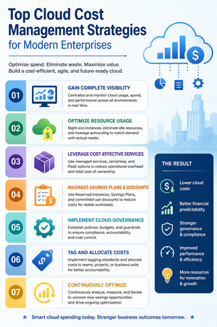 Gurugram, Software Development, Top Cloud Cost Management Strategies For Modern Enterprises.