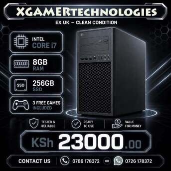 Nairobi, Electronics, KES 23000,  Revived Core I7 8gb RAM Dell Precision Tower PC