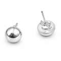 24,  925 Pure Silver Simple Plain Earrings | Minimalist Elegance