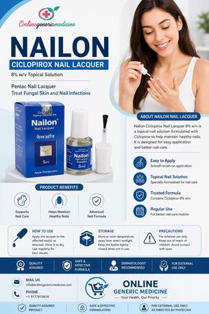 New York, Health & Beauty Items, USD 10,  Ciclopirox Nail Lacquer, Penlac Nail Lacquer,  Nailon Lacquer