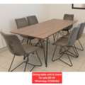 BHD 40,  ✅️ Dining Table With 6 Chairs For Sale In Good Condition With Delivery