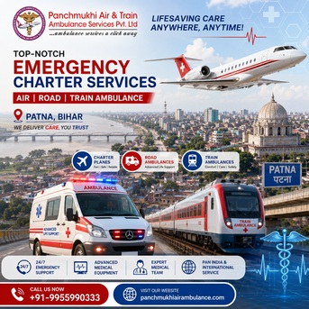 Mumbai, Health, Panchmukhi Best Patient Shifting Ambulance In Patna- Healthcare Without Limitations
