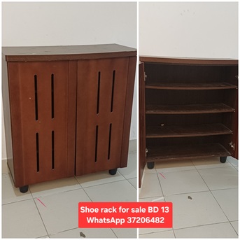 Manama, Furniture, BHD 13,  ✅️ Shoe Rack For Sale In Good Condition With Delivery