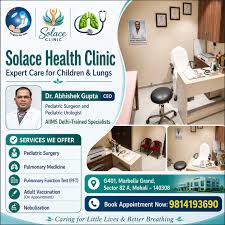Punjab, Health, Best Pulmonologist In Mohali | Solace Health Clinic | Dr. Abhishek Gupta