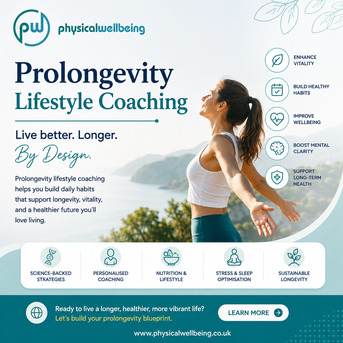 London, Health, Personalised ProLongevity Lifestyle Coaching For Lasting Wellness