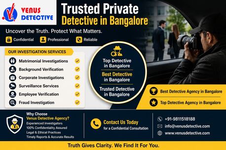 Bangalore, Legal, Trusted Private Detective In Bangalore | Venus Detective Agency