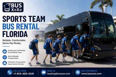 Miami, Travel, Sports Team Bus Rental Florida Reliable Rides To Every Game