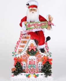 New York, Collectibles, USD 356,  Shop Premium Karen Didion Santas For Gifts And Home Decor - A Coastal Christmas